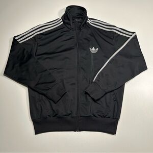 Adidas Men's Adicolor Classics Firebird Full-Zip Track Jacket Black White Large